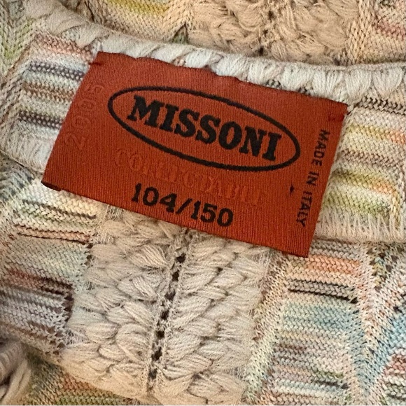 MISSONI COLLECTION 104/150, 2005 limited edition, Panelled Wool Knit Jacket - Picture 6 of 8